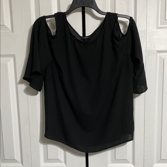Massimo Tops - Massimo Black Flutter bell Sleeve Blouse top shirt size XL